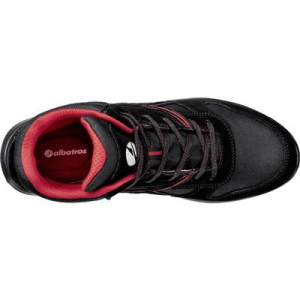 Albatros ISM CLIFTON MID SRC (638700210000042) Biztons&aacute;gi csizma S3 Cipőm&eacute;ret (EU): 42 Fekete-piros 1 p&aacute;r