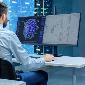 Ergotron  LX Dual Arm Stacking Tall Desk Mount 2 részes Monitor asztali tartó 38,1 cm (15) - 101,6 cm (40) Fekete Állítható magasságú, Forgatható, Dön