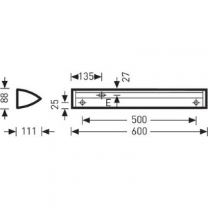 Trilux  (6689140) 6651 LED1100-840 ET LED-es mennyezeti lámpa LED 11 W Fehér