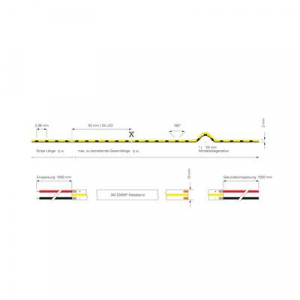 Deko Light  (840324) LED cs&iacute;k EEK: F (A - G) Ny&iacute;lt k&aacute;belv&eacute;g 24 V/DC 5000 mm Semleges feh&eacute;r 5 m