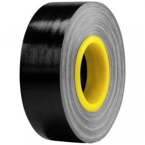 DEFENDER by Adam Hall  EXA-TAPE B 50 ERGO-CORE (DTEXAB50) Ragasztószalag Fekete (fényes) (H x Sz) 50 m x 50 mm 1 db