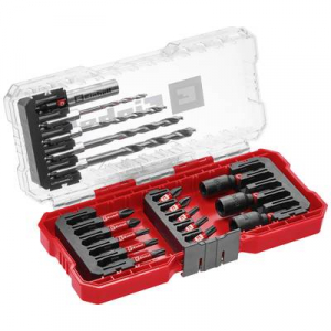 Einhell Dug&oacute;kulcs, bit &eacute;s f&eacute;mf&uacute;r&oacute; k&eacute;szlet 1/4 (6,3 mm) 18 r&eacute;szes,  (108709)