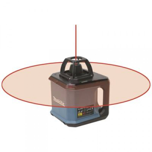 Makita  (SKR200Z) Rotációs lézer Önszintező, Lézer vevővel Hatótáv (max.): 200 m