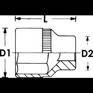 Vigor  (V2413N) (V2413N) Dugókulcs betét 4 mm