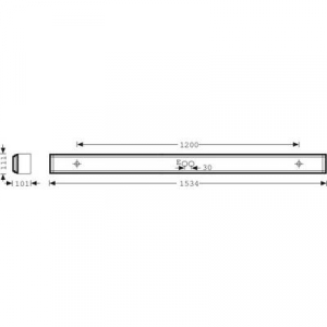 Trilux  (6474140) Montigo #(6474140) LED-es mennyezeti l&aacute;mpa LED 26 W Feh&eacute;r