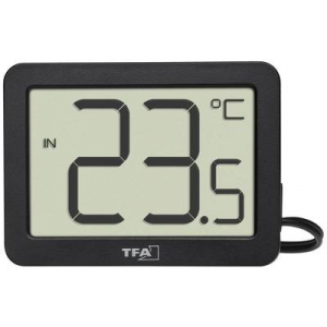 TFA Dostmann  Digitales Innen-Außen-Thermometer Hőmérő Fekete (30.1066.01)