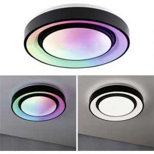 Paulmann  (70544) Rainbow LED-es mennyezeti l&aacute;mpa LED LED 11.00 W Fekete, Feh&eacute;r