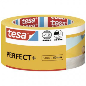 Tesa  Perfect+ (56538-00000-00) Festő védőszalag Sárga (H x Sz) 50 m x 50 mm 1 db
