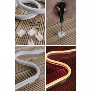 Paulmann  Outdoor Stripe Set 5m (78890) LED csík teljes készlet Dugóval 24 V 5 m RGB 1 készlet