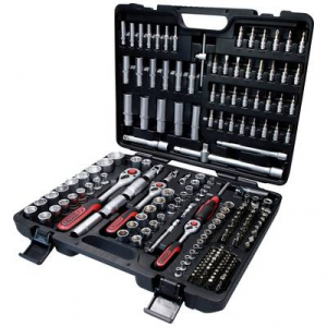 KS Tools Dugókulcs készlet, 195 részes, 3/8, 1/2,  (917.0795)
