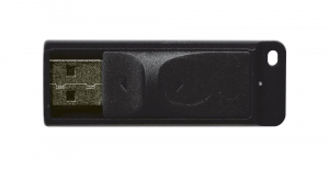 Pen Drive 16GB Verbatim Slider fekete USB 2.0 (98696)