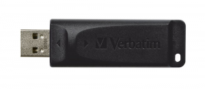 Pen Drive 16GB Verbatim Slider fekete USB 2.0 (98696)