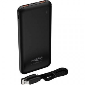 Ansmann  PB320PD Powerbank 10000 mAh Power Delivery L&iacute;tiumion USB-A, USB-C&reg; Fekete (1700-0148)