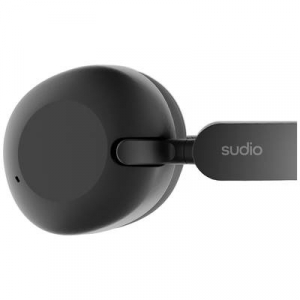 Sudio  K2 Over Ear headset Bluetooth&reg; Stereo Fekete Noise Cancelling Headset, &Eacute;rint&eacute;ses vez&eacute;rl&eacute;s (K2BLK)