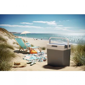 Tristar  (KB-7530) Hűtő- &eacute;s fűtő l&aacute;da EEK: E (A - G) Termoelektromos 12 V, 230 V Sz&uuml;rke, Feh&eacute;r 30 l 18 &deg;C