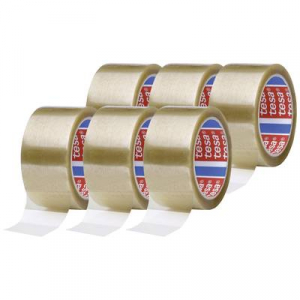 Tesa  pack PP 4195 (04195-00000-04) Csomagolószalag pack® 4195 Átlátszó (H x Sz) 66 m x 50 mm 6 db