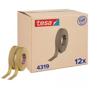 Tesa  krepp 4319 für Kurven (04319-00007-00) Krepp szalag krepp® Világosbarna (H x Sz) 50 m x 15 mm 12 db