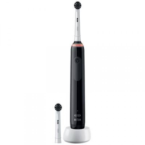 Oral-B  Pro 3, 3000 Pure Clean (613011) Elektromos fogkefe Forgó/oszcilláló/pulzáló Fekete/fehér