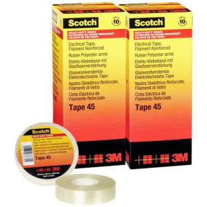 3M  (SCOTCH45-19X20) Poliészter szalag Átlátszó (H x Sz) 20 m x 19 mm 1 db