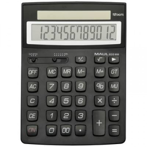 Maul  ECO 950 Asztali számítógép Fekete Kijelző (számjegy): 12 Napenergiával üzemeltetett (Sz x Ma x Mé) 155 x 210 x 33 mm (7268990)