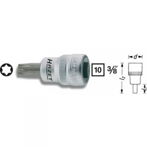 Hazet Torx T40 dug&oacute;kulcs bet&eacute;t 10mm (3/8'' ) fejű  (8802-T40)