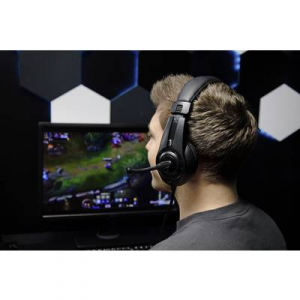 Speedlink  LEGATOS Gamer Over Ear headset Vezet&eacute;kes Stereo Fekete Headset (SL-860014-BK)