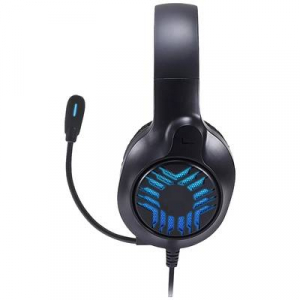 Speedlink  TYRON Gamer Over Ear headset Vezet&eacute;kes Stereo Fekete, RGB Headset, Hangerő szab&aacute;lyoz&aacute;s, Mikrofon n&eacute;m&iacute;t&aacute;s (SL-860016-BK)