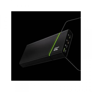Green Cell  GC PowerPlay Ultra Powerbank 26800 mAh Quick Charge 3.0, Power Delivery LiPo Fekete (GC-PBGC04)