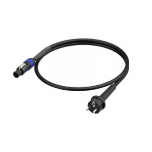 Neutrik  (1036421) Csatlakoz&oacute;k&aacute;bel &Aacute;ram Fekete 3 m