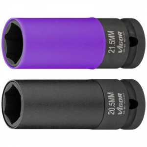 Vigor  &Uuml;tvef&uacute;r&oacute; dug&oacute;kulcs bet&eacute;t k&eacute;szlet 1/2 (12,5 mm) 2 r&eacute;szes (V6313)