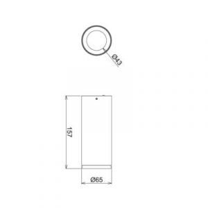 Deko Light  (348238) Lucea LED-es mennyezeti l&aacute;mpa LED 10 W Fekete