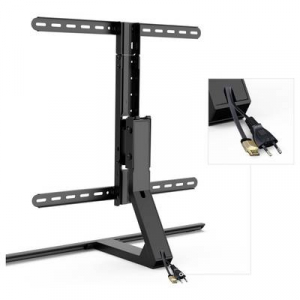 Hama  TV-Standfuß, schwenkbar, neigbar, höhenverstellbar, 165 cm (65) bis 40 kg TV talp Billenthető, Dönthető 81,3 cm (32) - 165,1 cm (65) Állítható m