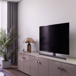 Hama  TV-Standfuß, schwenkbar, neigbar, höhenverstellbar, 165 cm (65) bis 40 kg TV talp Billenthető, Dönthető 81,3 cm (32) - 165,1 cm (65) Állítható m