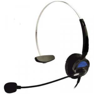 Basetech Headset vezetékes telefonokhoz, mono Mono KJ-97 On Ear (BT-923686)