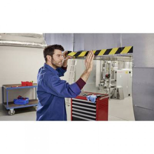 Tesa  UNIVERSAL (58134-00000-00) Jel&ouml;lő ragaszt&oacute;szalag &reg; SIGNAL Piros, Feh&eacute;r (H x Sz) 66 m x 50 mm 1 db