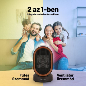 Lauben Desk Fan&Heater 2in1 600BB asztali hősugárzó (LBHFMDFH60BBA)
