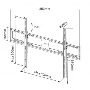 Akyga fali konzol 37"-85" (AK-MB-09)