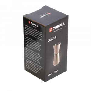 Zokura rozsdamentes acél koktél mérőpohár 30/50ml (Z-1346)