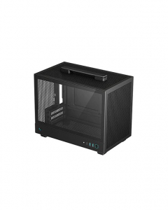 Deepcool CH160 táp nélküli ablakos Mini-ITX ház fekete (R-CH160-BKNGI0-G-1)