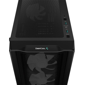 Deepcool CC560 MESH V2 táp nélküli ablakos ház fekete (R-CC560-BKAMA4-G-2)