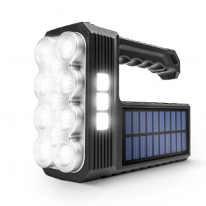 Phenom szolár COB LED zseblámpa, munkalámpa funkcióval (18581)