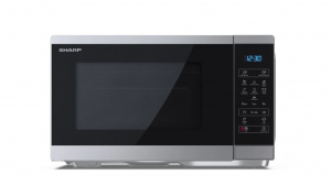 Sharp YC-MS252AE-S mikrohullámú sütő fekete-ezüst