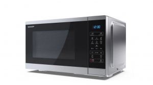 Sharp YC-MS252AE-S mikrohullámú sütő fekete-ezüst