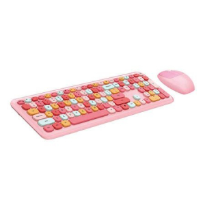 MOFII 666 vezeték nélküli angol billentyűzet + egér pink (6950125748896)
