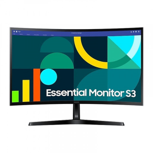 27" Samsung Essential S3 S36GD ívelt monitor fekete (LS27D366GAUXEN)