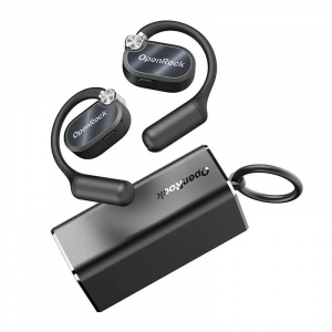 OneOdio Open Rock X TWS Bluetooth fülhallgató fekete (OpenRock X Black)