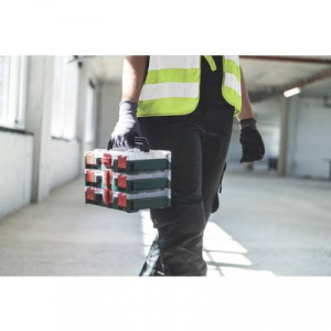 Metabo  X 63 XS (626896000) Szersz&aacute;mos doboz ABS Z&ouml;ld, &Aacute;tl&aacute;tsz&oacute; (H x Sz x Ma) 252 x 167 x 63 mm