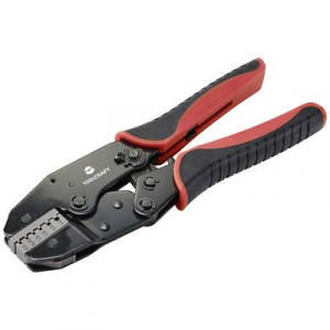 TOOLCRAFT  (TO-7703463) Krimpelő fogó készlet 83 részes Érvéghüvelyek 0.5 - 35 mm2 Érvéghüvely-választékot tartalmazó kofferrel, Cserélhető krimpelőbe