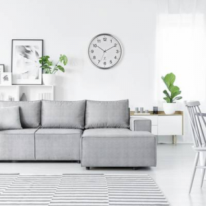 TFA Dostmann  (60.3548.02) R&aacute;di&oacute;jel vez&eacute;rl&eacute;sű Fali&oacute;ra 508 mm x 65 mm Feh&eacute;r, Ez&uuml;st Nagy kijelző