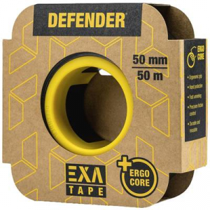 DEFENDER by Adam Hall  EXA-TAPE BM 50 ERGO-CORE (DTEXABM50) Ragaszt&oacute;szalag Fekete (matt) (H x Sz) 50 m x 50 mm 1 db
